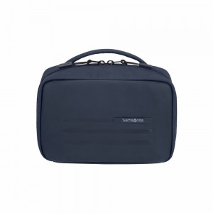 Kosmetyczki Samsonite Stackd Toilet Kit Granatowe | 4083195-RI