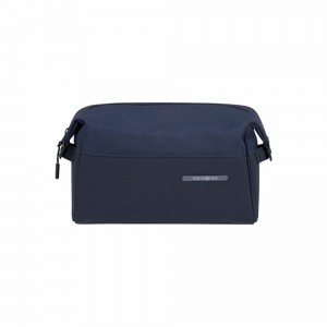 Kosmetyczki Samsonite Stackd Toilet Kit Granatowe | 0579634-ZD