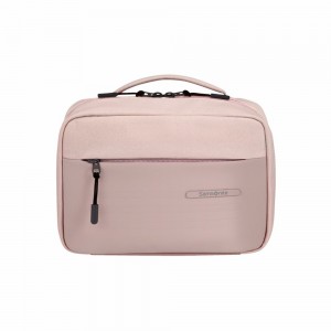 Kosmetyczki Samsonite Stackd Toilet Kit Różowe | 0615893-MY
