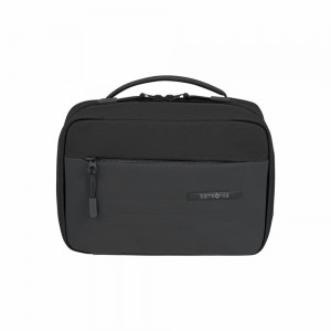 Kosmetyczki Samsonite Stackd Toilet Kit Czarne | 3952467-TE