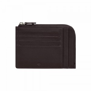 Portfele Samsonite Attack 2 Slg Brązowe | 2487160-KQ