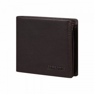 Portfele Samsonite Attack 2 Slg Brązowe | 3768542-KY