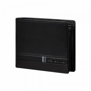 Portfele Samsonite Flagged Slg Czarne | 3186745-QC